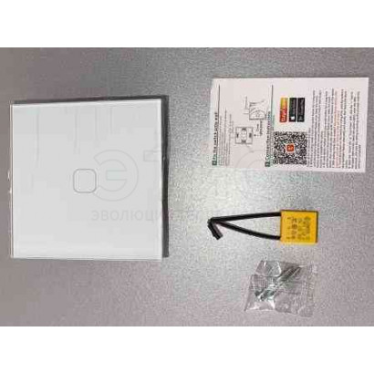 Выключатель 1Кл сенсорный скрытый серый WI-FI